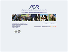 Tablet Screenshot of acr-ev.de